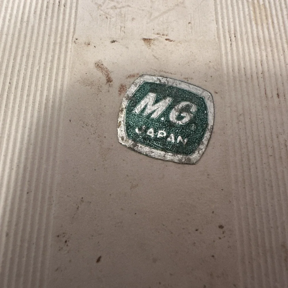 M.G. Japan Give Us This Day Our Daily Bread Tile Trivet 6x6 White Vintage Good‎